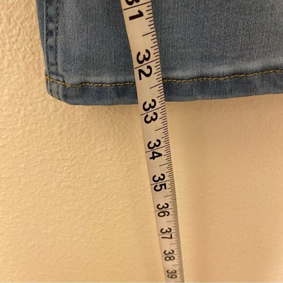 Free People In My Feelings Slim Flare Y2K stretch coastal beach Jeans long 27x32 - Picture 7 of 13